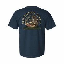 Southern Strut 12 Gauge Flag Navy T Shirt