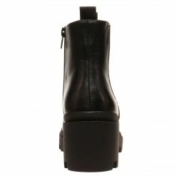 Purple Door Boutique Shoes The Shell Black Platform Ankle Booties