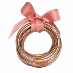 BuDha Girl BuDhaGirl Rose Gold All Weather Bangles 7 BuDha Girl BuDhaGirl Rose Gold All Weather Bangles