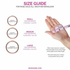 BuDha Girl BuDhaGirl Rose Gold All Weather Bangles 9 BuDha Girl BuDhaGirl Rose Gold All Weather Bangles