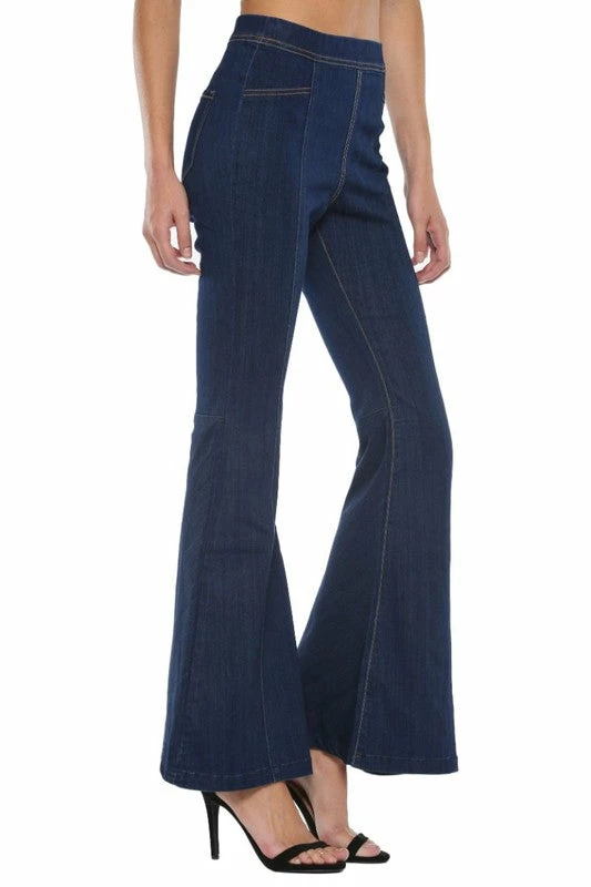 Purple Door Boutique Summer SALE Cello Super Flare Dark Denim Jegging 2 Purple Door Boutique Summer SALE Cello Super Flare Dark Denim Jegging
