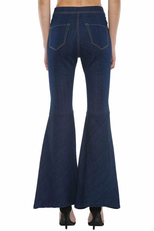 Purple Door Boutique Summer SALE Cello Super Flare Dark Denim Jegging 3 Purple Door Boutique Summer SALE Cello Super Flare Dark Denim Jegging
