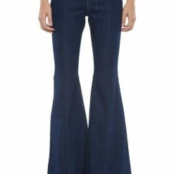 Purple Door Boutique Summer SALE Cello Super Flare Dark Denim Jegging