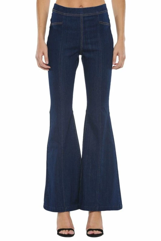 Purple Door Boutique Summer SALE Cello Super Flare Dark Denim Jegging 1 Purple Door Boutique Summer SALE Cello Super Flare Dark Denim Jegging