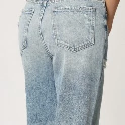 Hidden Jeans Distressed Dad Jeans New Arrivals