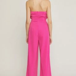Purple Door Boutique New Arrivals Obsessed Hot Pink Jumpsuit