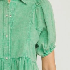 Purple Door Boutique Green Envy Denim Dress New Arrivals 9 Purple Door Boutique Green Envy Denim Dress New Arrivals
