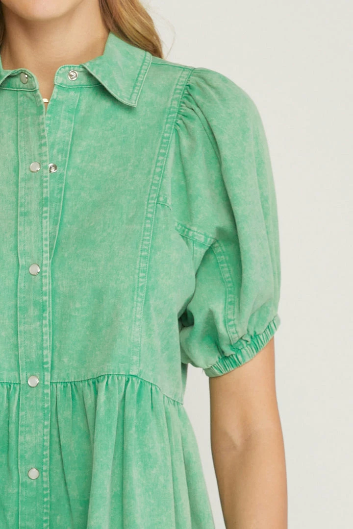 Purple Door Boutique Green Envy Denim Dress New Arrivals 5 Purple Door Boutique Green Envy Denim Dress New Arrivals