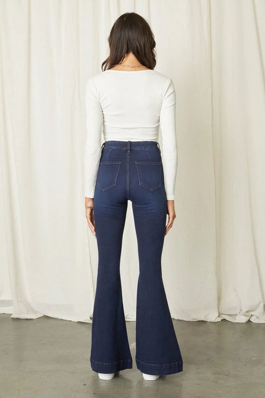 Kan Can Button Fly Super Flare Jeans Summer SALE 4 Kan Can Button Fly Super Flare Jeans Summer SALE