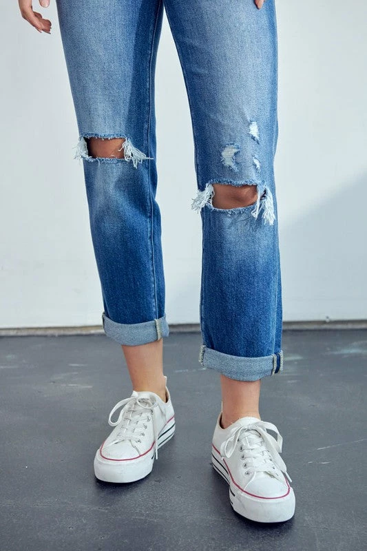 Summer SALE Kan Can Straight Leg Cuffed Jeans 4 Summer SALE Kan Can Straight Leg Cuffed Jeans