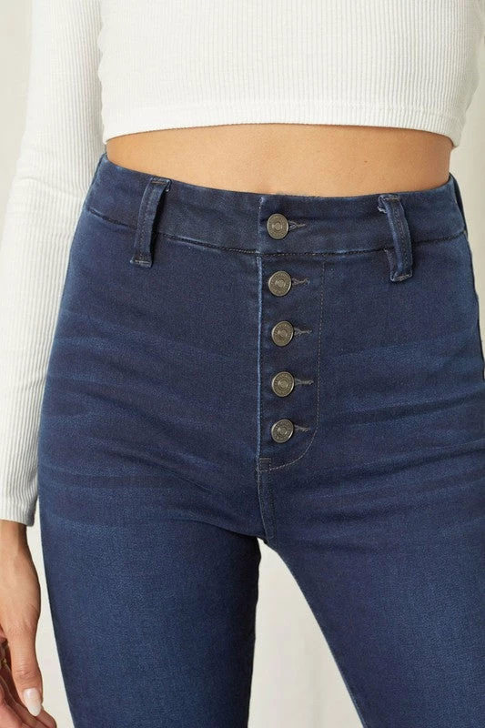 Kan Can Button Fly Super Flare Jeans Summer SALE 5 Kan Can Button Fly Super Flare Jeans Summer SALE