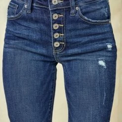 Kan Can Jeans Kan Can Button Fly Skinny Jeans