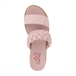 Shoes Mia Edita Blush Slide Sandals