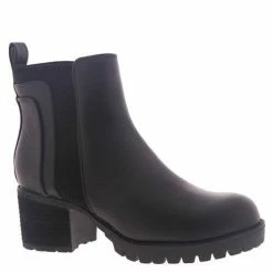 Mia Colten Black Ankle Booties