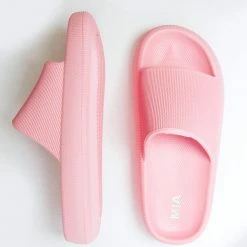 New Arrivals Mia Lexa Pink Slide Sandals