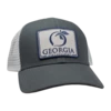 Peach State Pride 'Georgia Patch' Trucker Hat- Charcoal/Ash Grey