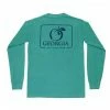 Peach State Pride 'Georgia Patch Tee' Long Sleeve- Seafoam
