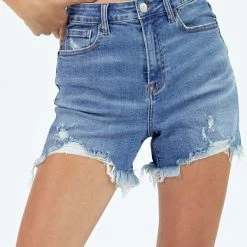 Purple Door Boutique Summertime High Rise Denim Shorts New Arrivals
