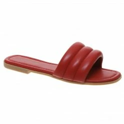Purple Door Boutique Summer SALE Salon Red Slide Sandals
