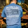 Fieldstone Outdoors Long Horn Short Sleeve T-Shirt