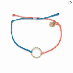 Pura Vida Two-Tone Full Circle Charm Bracelet Jewelry