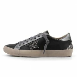 Shu Shop Perry Black Star Sneakers Shoes