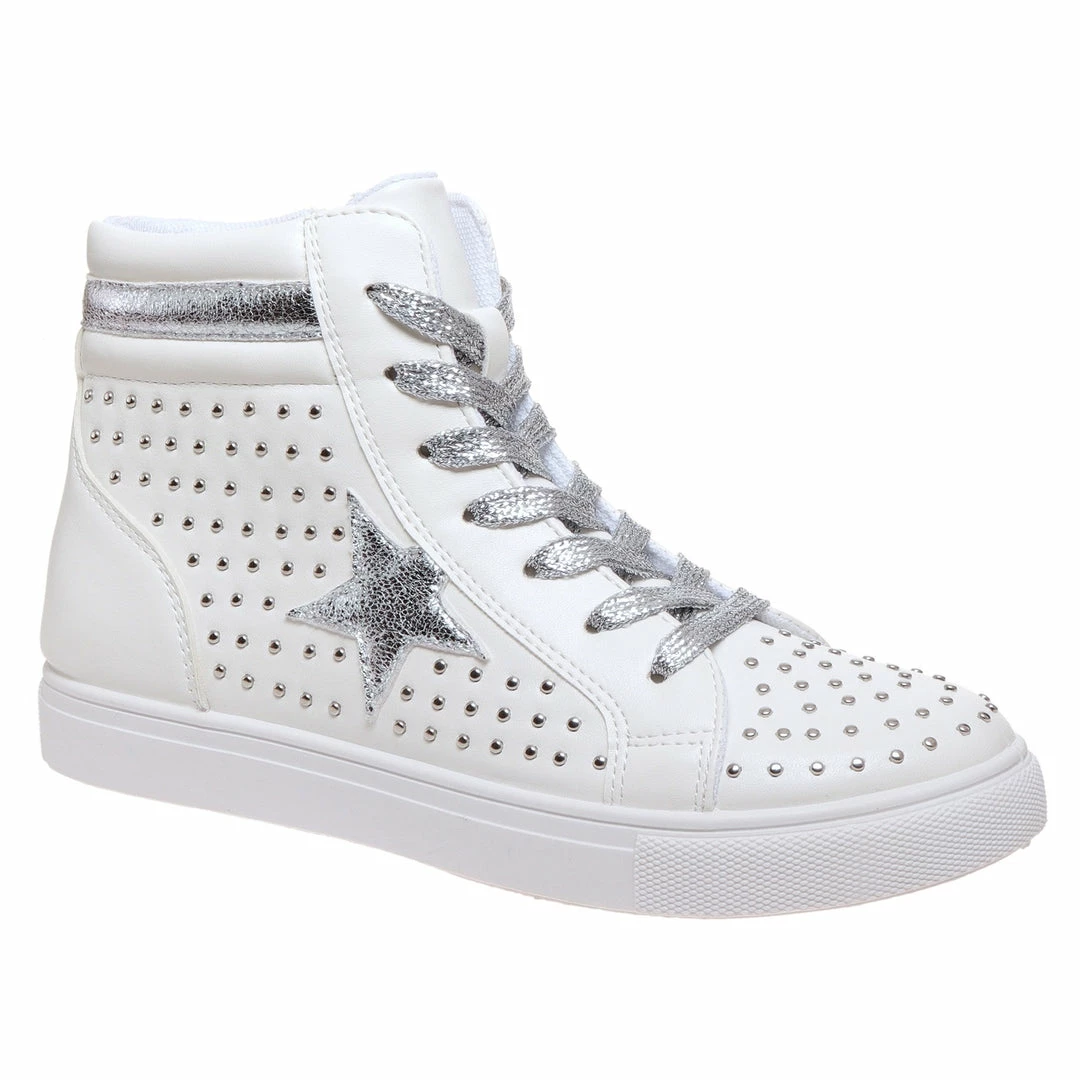 Purple Door Boutique Studded Star High Top Sneakers Shoes 1 Purple Door Boutique Studded Star High Top Sneakers Shoes