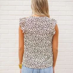 Purple Door Boutique Cream Cheetah Print Embroidered Top New Arrivals 9 Purple Door Boutique Cream Cheetah Print Embroidered Top New Arrivals