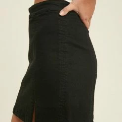 Purple Door Boutique Ladies' Right Ways Black Mini Skirt