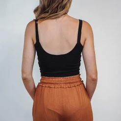 Purple Door Boutique No Regrets Black Crop Tank Top 7 Purple Door Boutique No Regrets Black Crop Tank Top