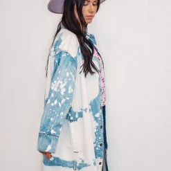 Purple Door Boutique Cloud Washed Denim Tunic Dress 8 Purple Door Boutique Cloud Washed Denim Tunic Dress