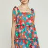 Purple Door Boutique Floral Love Blue Mini Dress New Arrivals