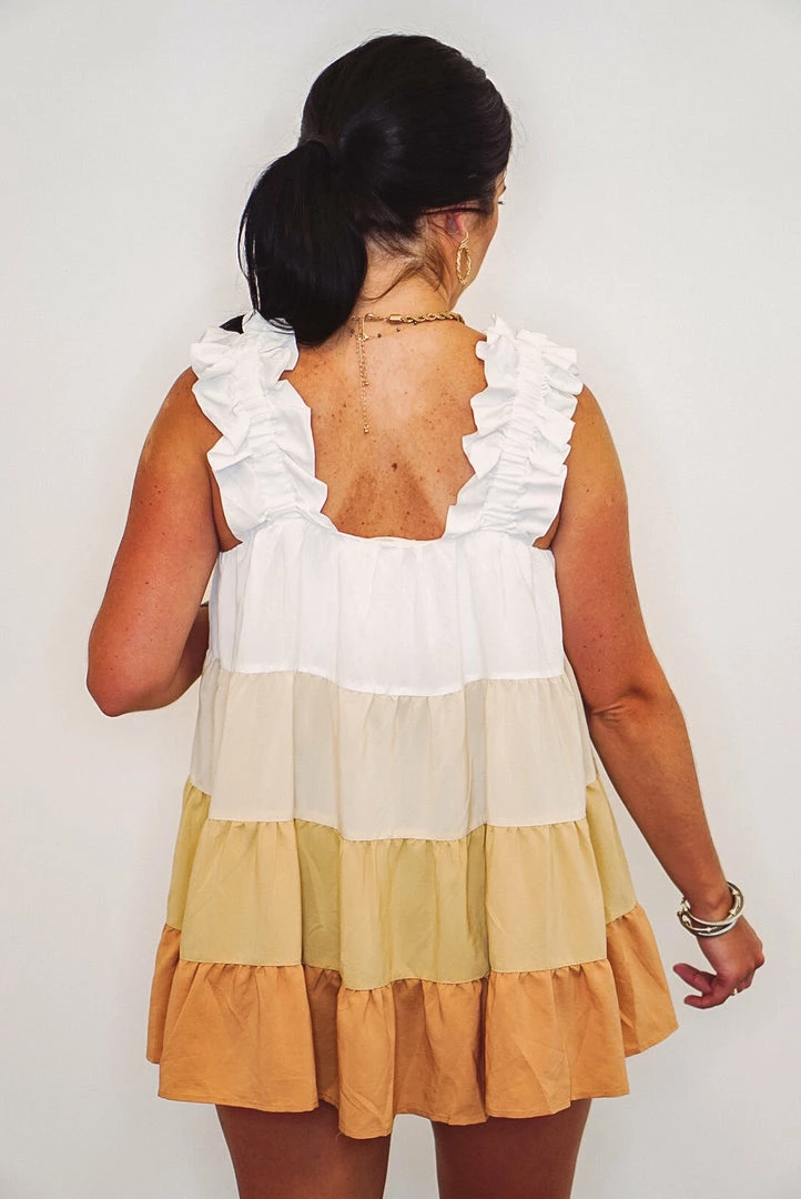 Purple Door Boutique Summer SALE Fall Sunrise Clay Combo Colorblock Tiered Top 5 Purple Door Boutique Summer SALE Fall Sunrise Clay Combo Colorblock Tiered Top