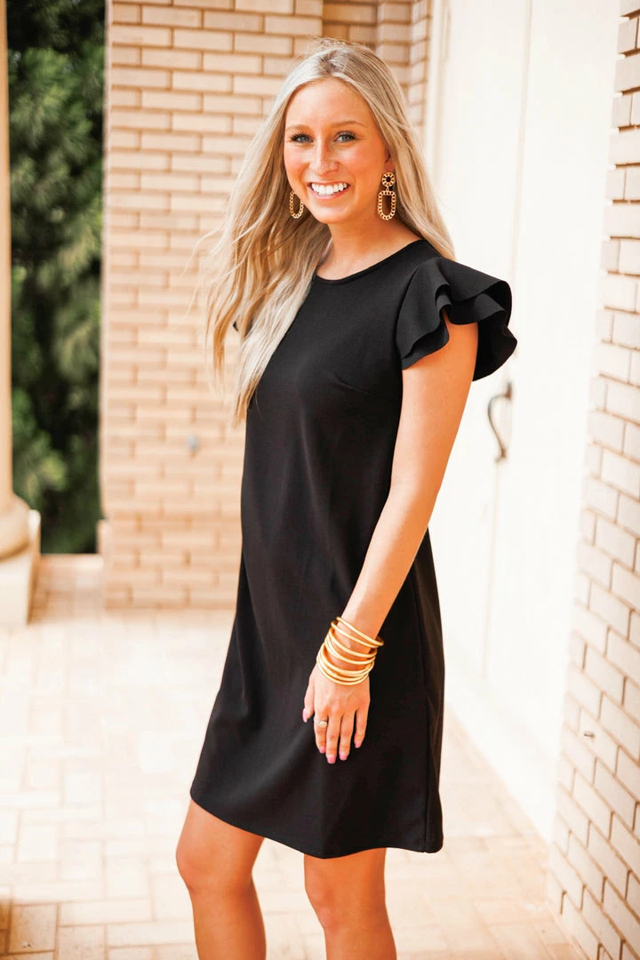 Purple Door Boutique Ladies' Sassy Girl Black Dress 2 Purple Door Boutique Ladies' Sassy Girl Black Dress