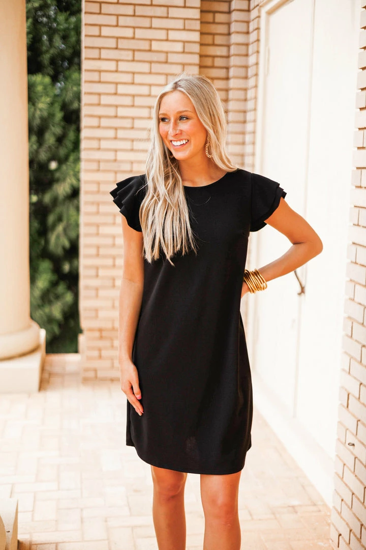 Purple Door Boutique Ladies' Sassy Girl Black Dress 1 Purple Door Boutique Ladies' Sassy Girl Black Dress