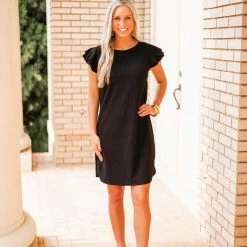Purple Door Boutique Ladies' Sassy Girl Black Dress 9 Purple Door Boutique Ladies' Sassy Girl Black Dress