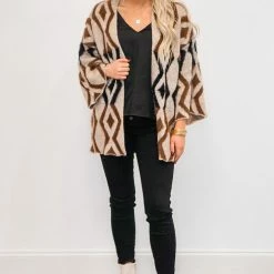 Purple Door Boutique New Arrivals Brown And Black Mohair Cardigan 8 Purple Door Boutique New Arrivals Brown And Black Mohair Cardigan