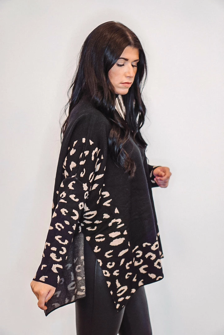 The Purple Door Boutique Leopard Print Love Black Sweater New Arrivals 4 The Purple Door Boutique Leopard Print Love Black Sweater New Arrivals