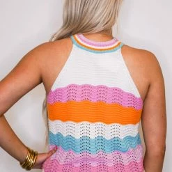 Purple Door Boutique New Arrivals Cream Scalloped Knit Halter Top 9 Purple Door Boutique New Arrivals Cream Scalloped Knit Halter Top