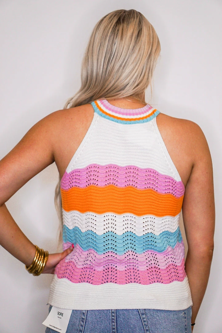 Purple Door Boutique New Arrivals Cream Scalloped Knit Halter Top 5 Purple Door Boutique New Arrivals Cream Scalloped Knit Halter Top