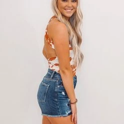 Purple Door Boutique Western Vibes Camel Cow Print Bodysuit