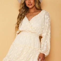 Purple Door Boutique Vineyard Days Cream Mini Dress New Arrivals