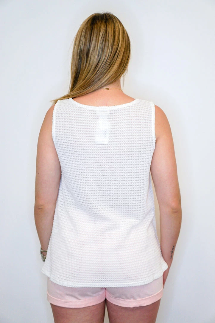 Purple Door Boutique Pink Colorblock Waffle Knit Top 5 Purple Door Boutique Pink Colorblock Waffle Knit Top