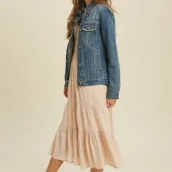 Purple Door Boutique The Classic Blue Denim Jacket