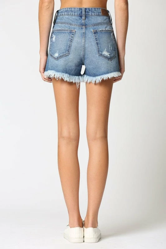 Hidden Jeans Distressed Shorts 3 Hidden Jeans Distressed Shorts