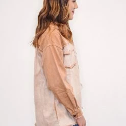 Purple Door Boutique New Arrivals Washed Caramel Lightweight Denim Jacket 8 Purple Door Boutique New Arrivals Washed Caramel Lightweight Denim Jacket