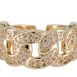 Erimish Chain Link Ring Jewelry