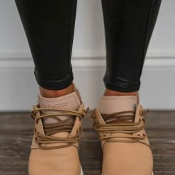 Esseutesse Nude Leather Fringe Sneakers New Arrivals 6 Esseutesse Nude Leather Fringe Sneakers New Arrivals