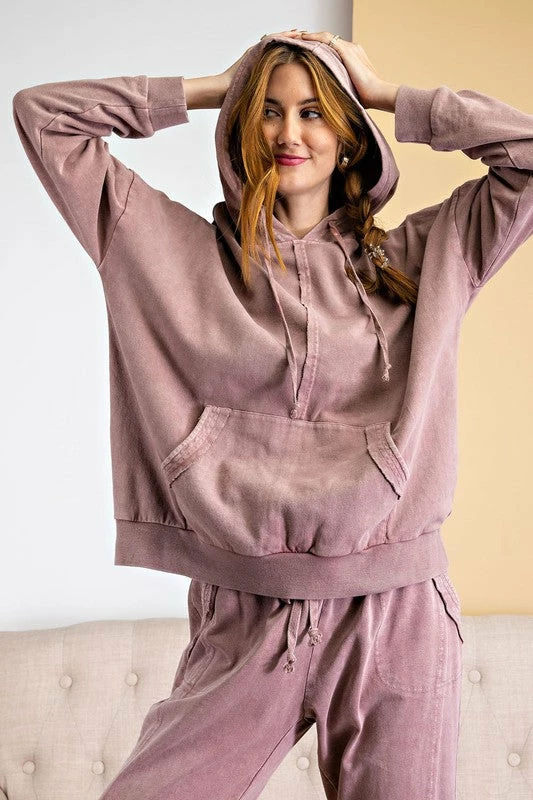 Purple Door Boutique Faded Plum Mineral Washed Hoodie New Arrivals 1 Purple Door Boutique Faded Plum Mineral Washed Hoodie New Arrivals