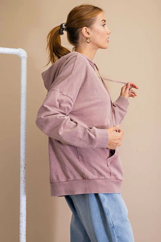Purple Door Boutique Faded Plum Mineral Washed Hoodie New Arrivals 3 Purple Door Boutique Faded Plum Mineral Washed Hoodie New Arrivals